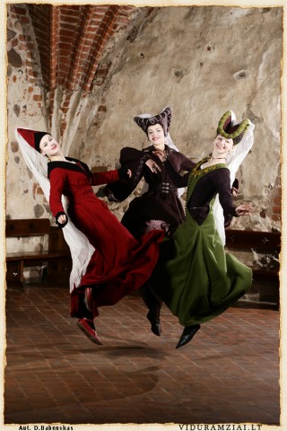 dances from middle ages in Lithuania, Vilnius